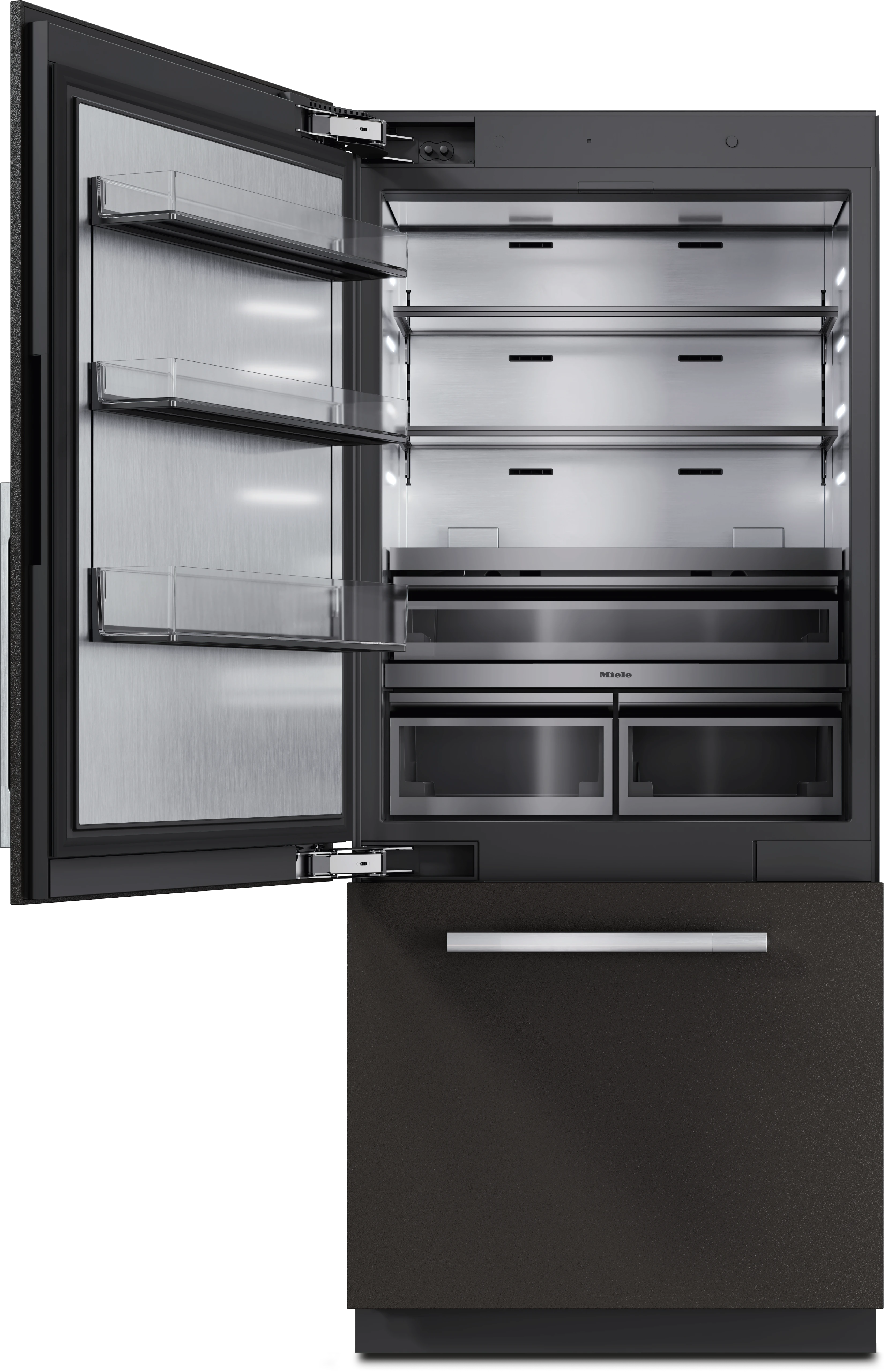 36" MasterCool Left Hinged Lower Beltline Bottom Mount Fridge/Freezer KFMC3642L