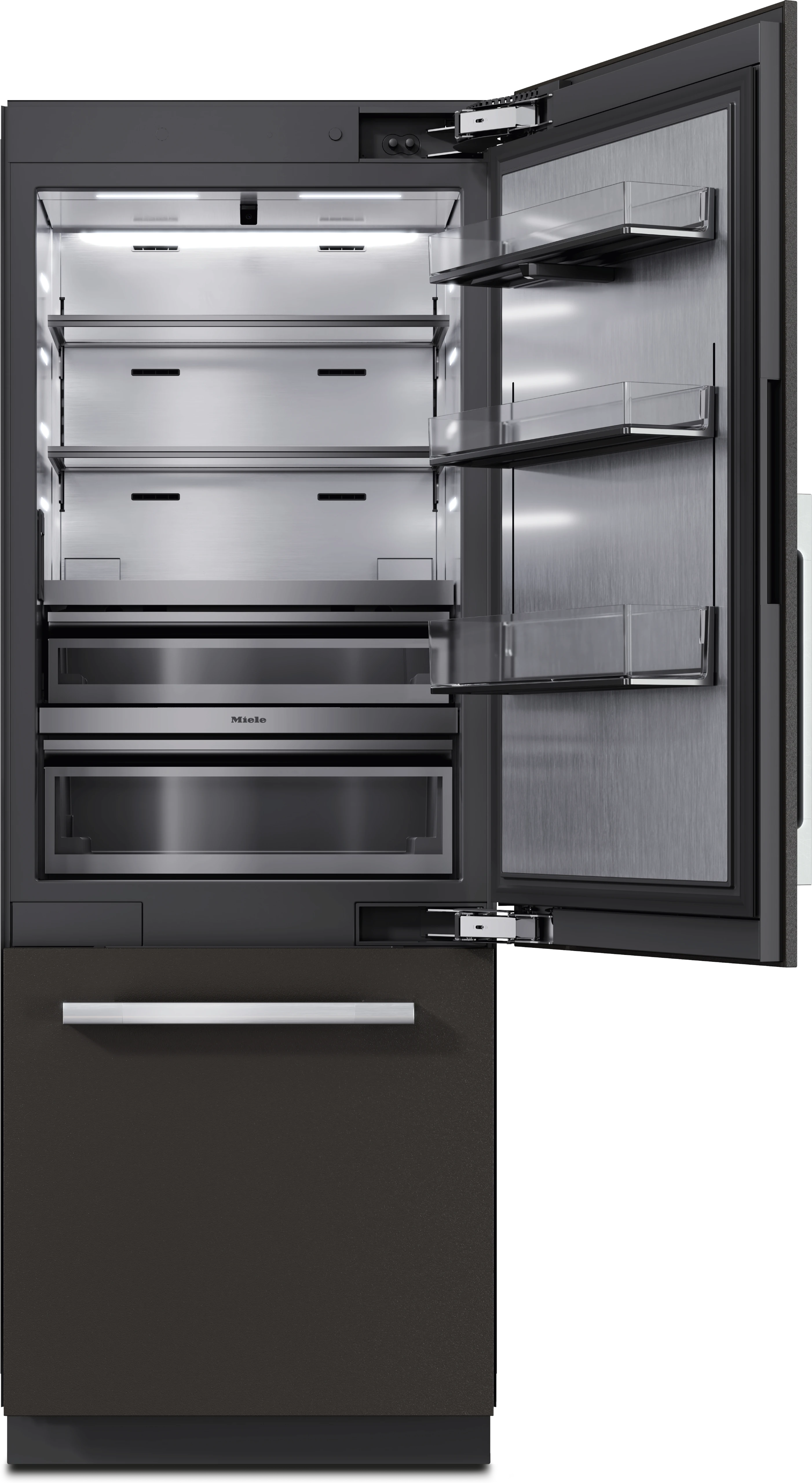 30" MasterCool Right Hinged Lower Beltline Bottom Mount Fridge/Freezer KFMC3836R