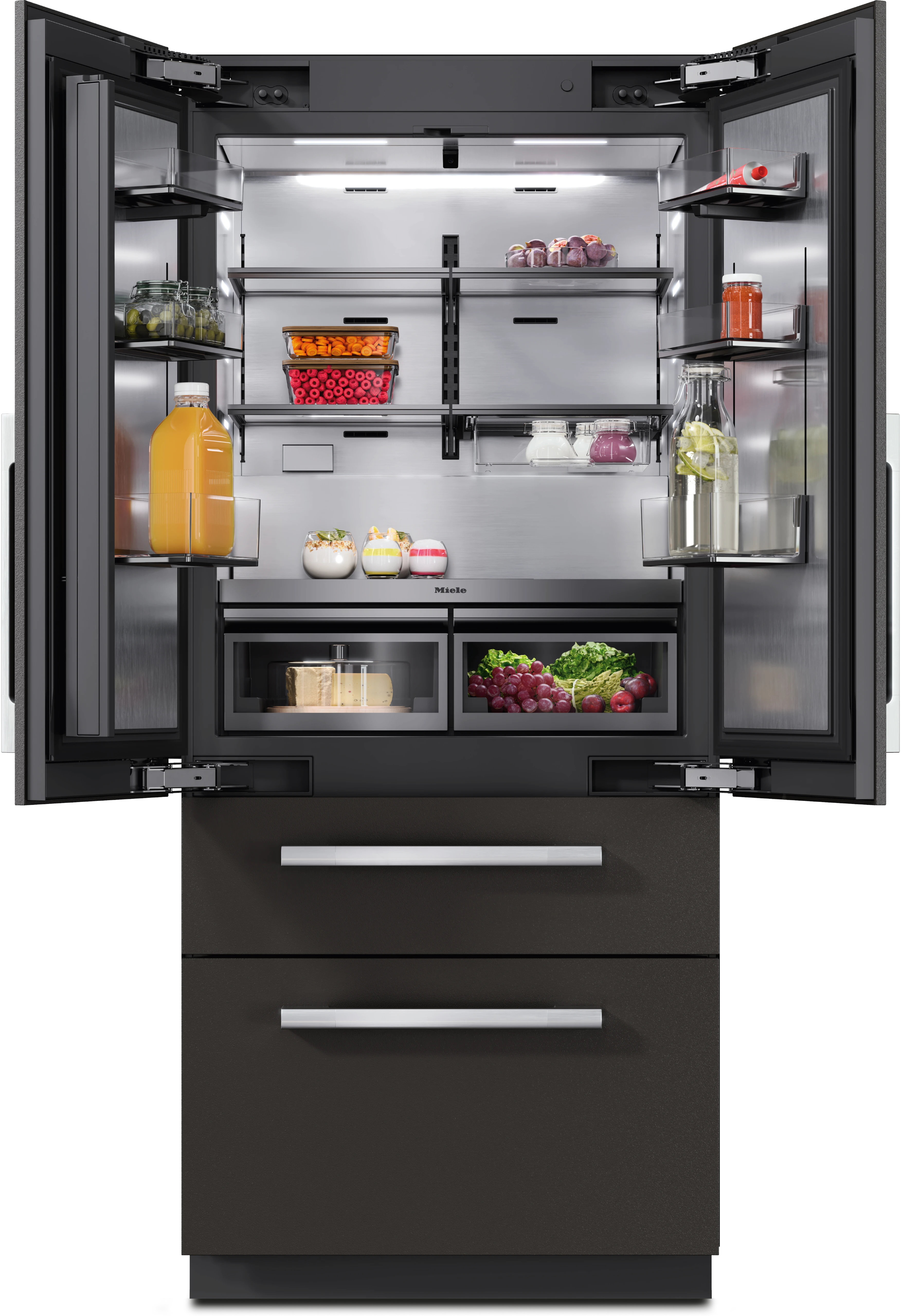 36" MasterCool French Door Higher Beltline Bottom Mount Fridge/Freezer KFMC3846FD