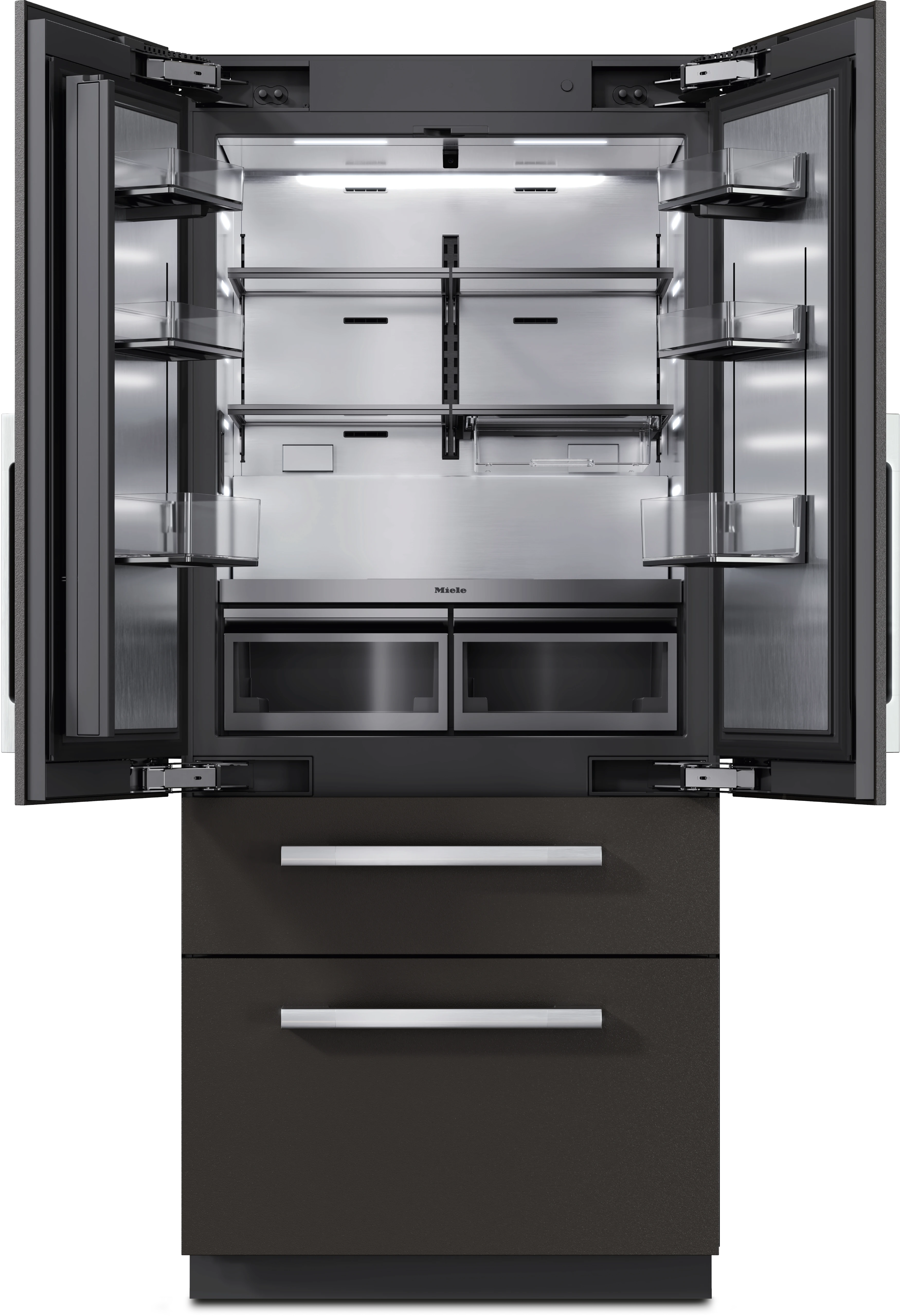 36" MasterCool French Door Higher Beltline Bottom Mount Fridge/Freezer KFMC3846FD