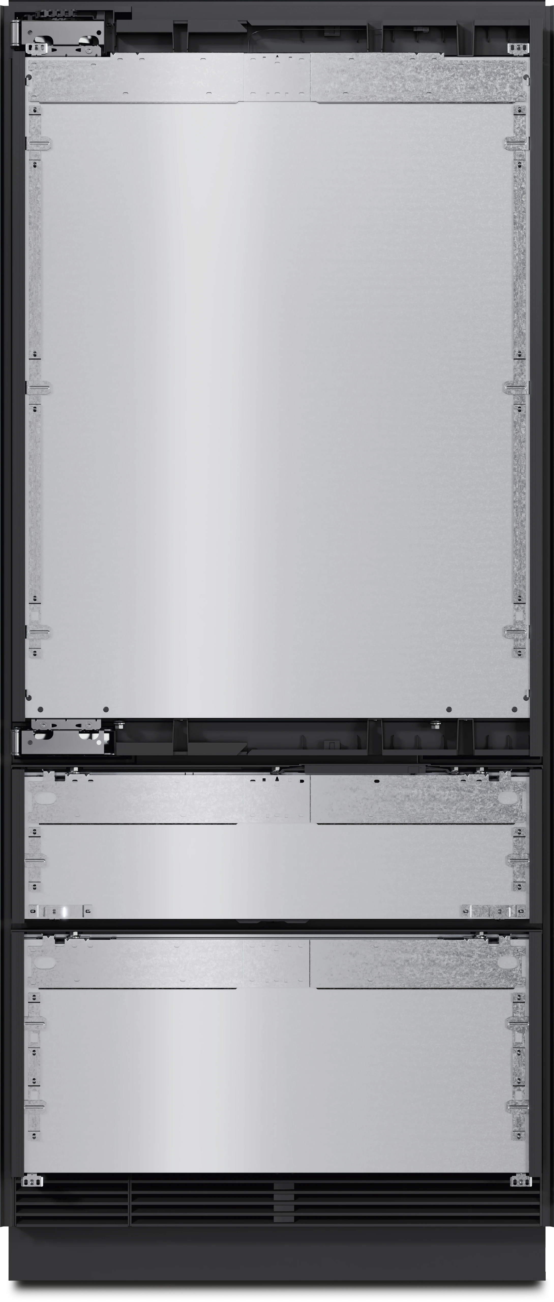 36" MasterCool Left Hinged Higher Beltline Bottom Mount Fridge/Freezer KFMC3846L