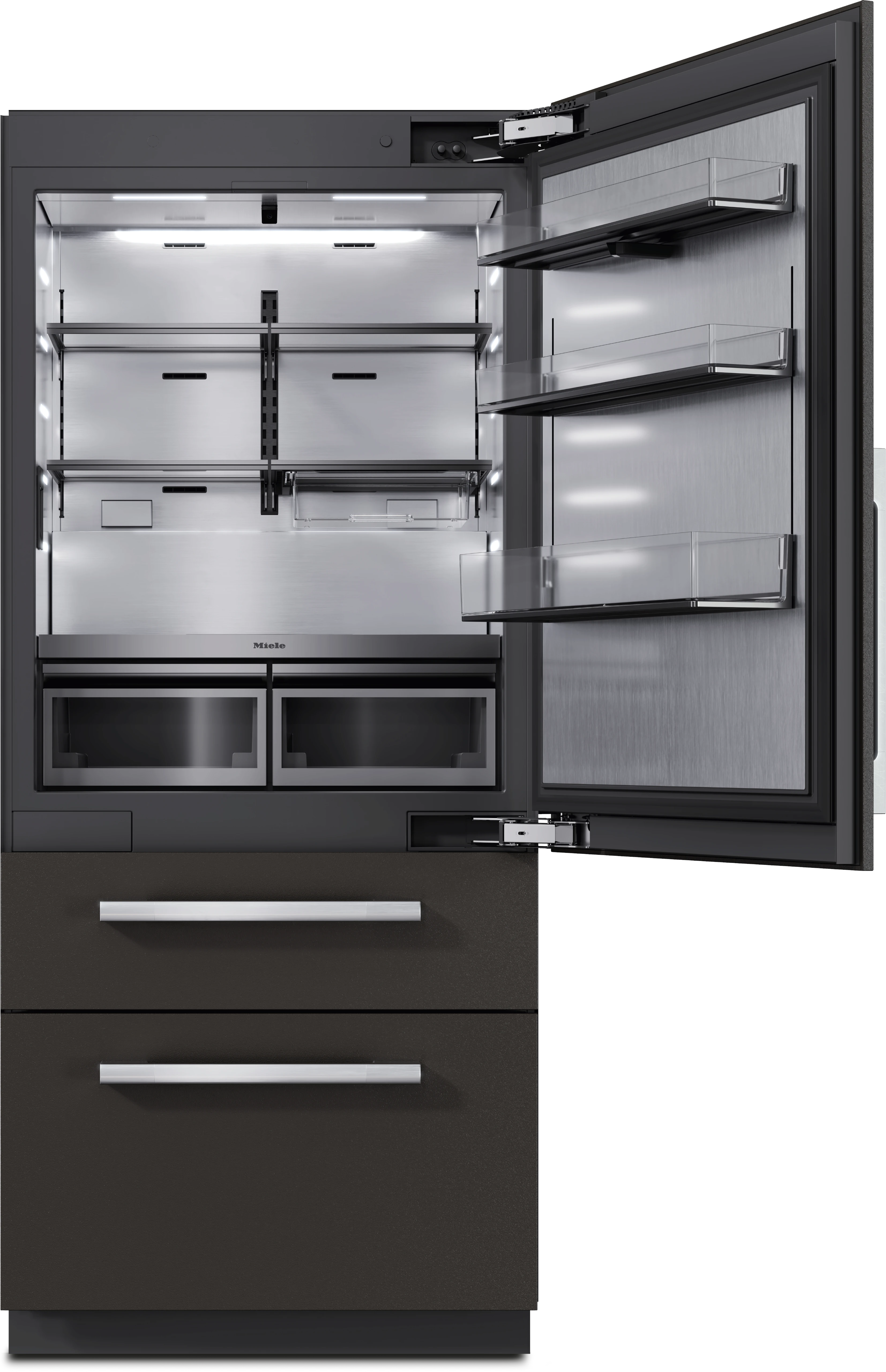 36" MasterCool Right Hinged Higher Beltline Bottom Mount Fridge/Freezer KFMC3846R
