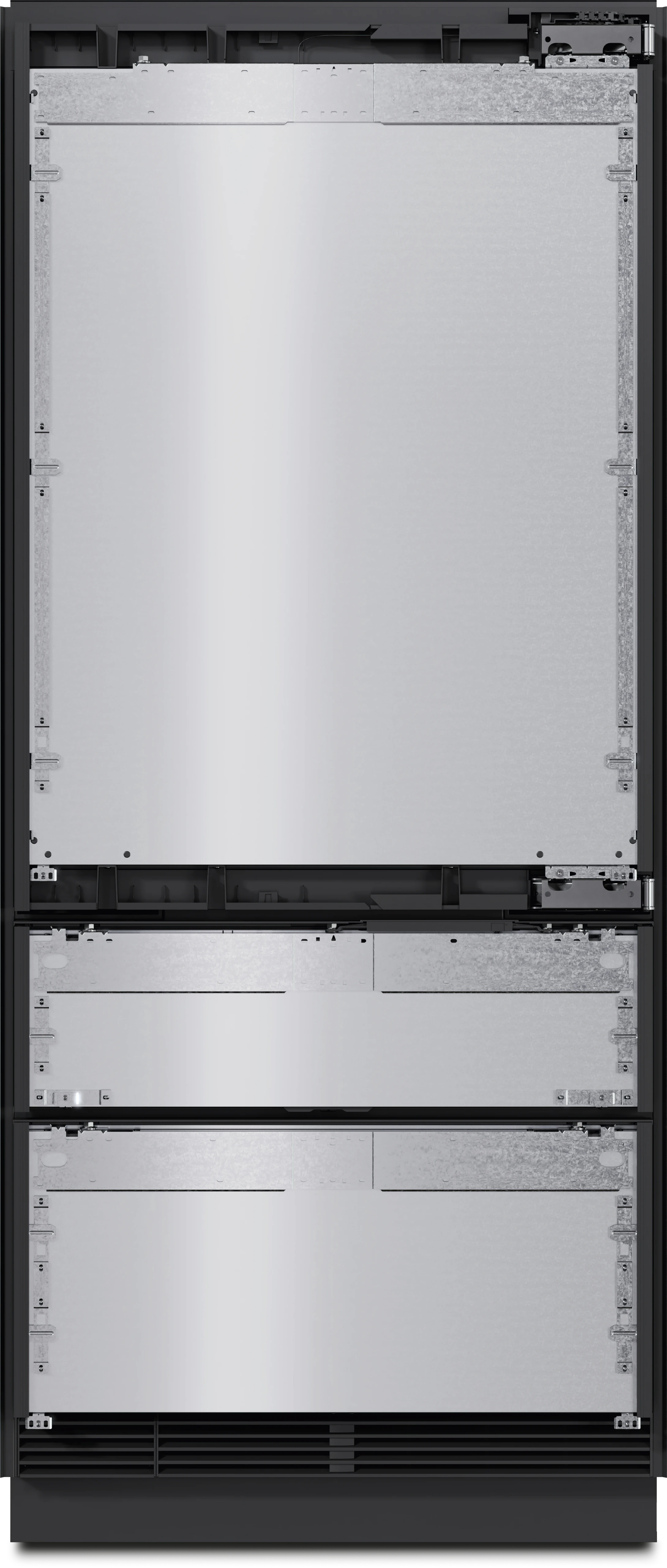 36" MasterCool Right Hinged Higher Beltline Bottom Mount Fridge/Freezer KFMC3846R