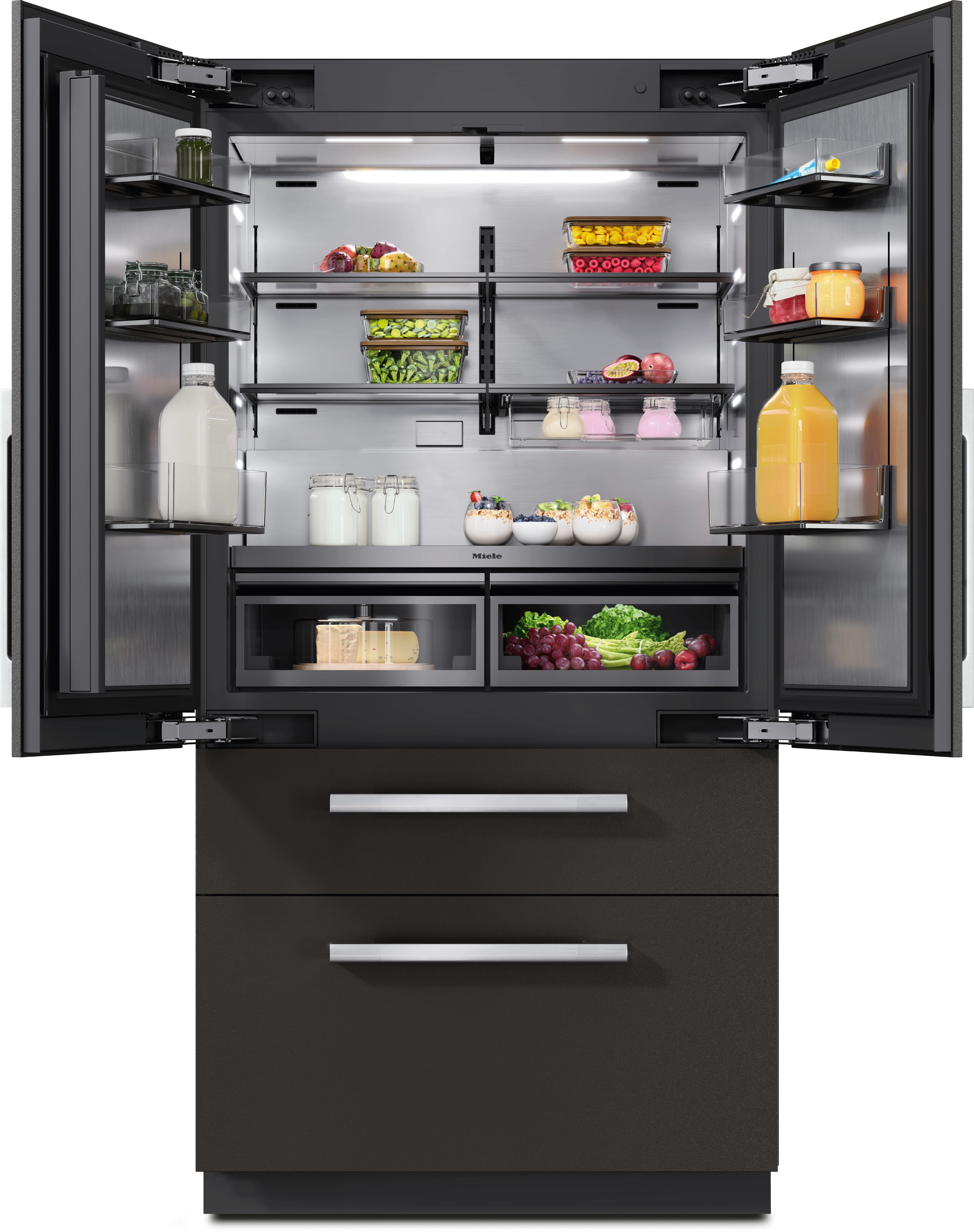 42" MasterCool French Door Higher Beltline Bottom Mount Fridge/Freezer KFMC3858FD
