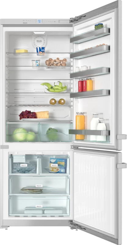Freestanding fridge‑freezer 30" (75 cm) wide for a lot of storage space. KFN15943DEEDTCS