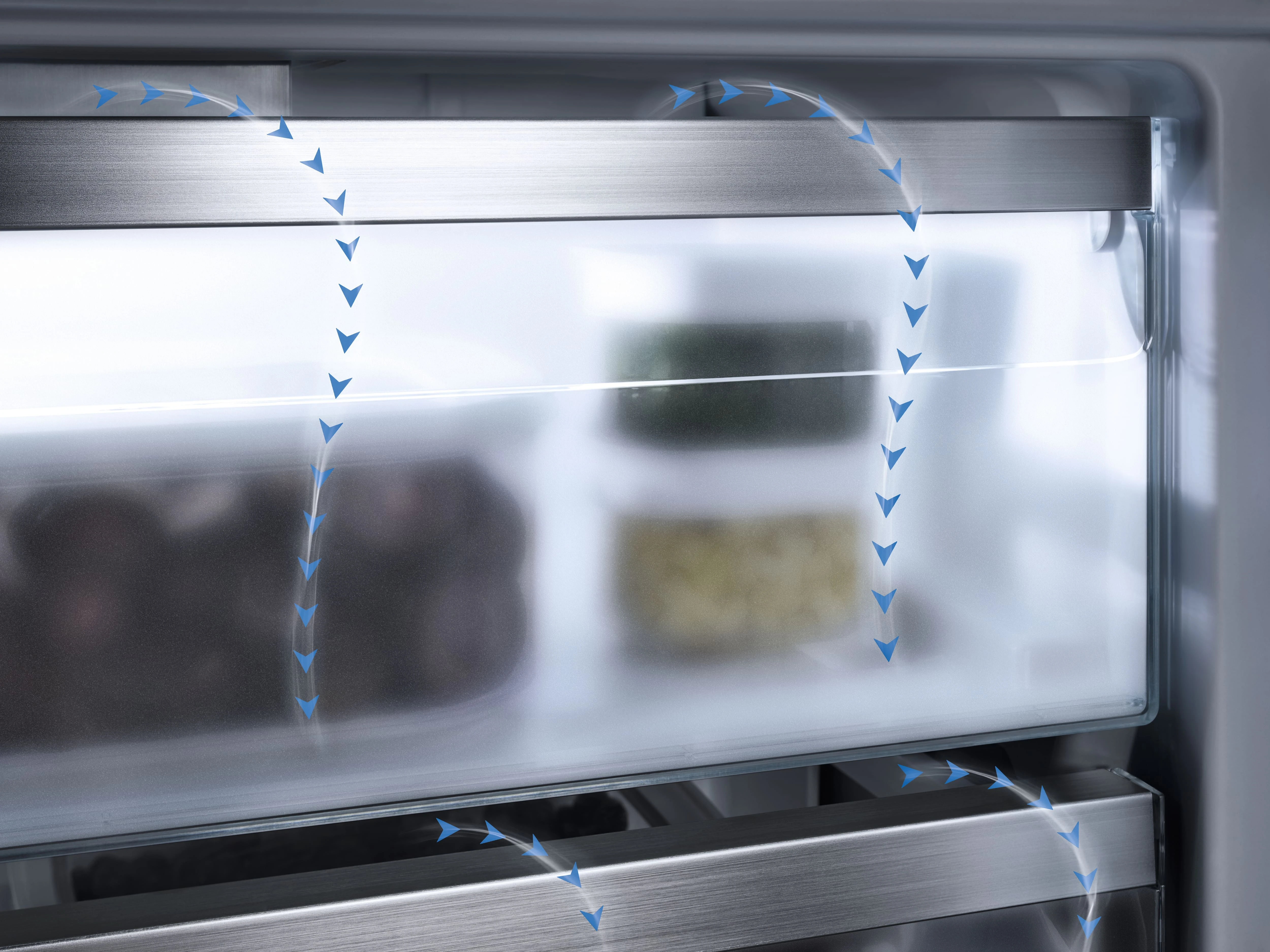 Built-in bottom-mount units, 70 in (178 cm) niche height KFN7795D