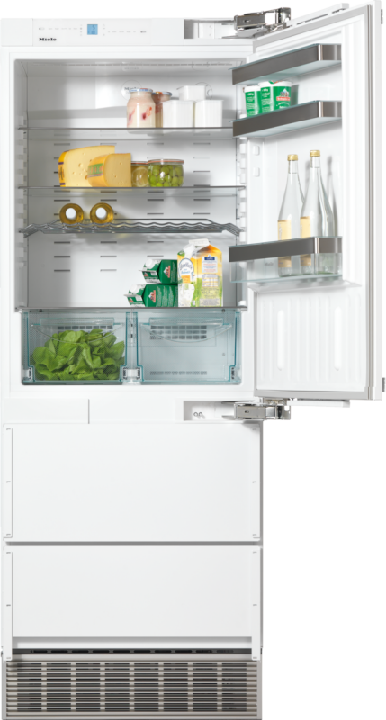 PerfectCool fridge‑freezer maximum convenience thanks to generous large capacity and ice maker. KFN9859IDE