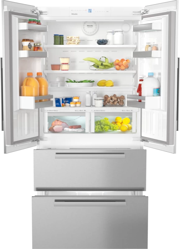 FrenchDoor Bottom‑mount Units maximum convenience thanks to generous large capacity and ice maker. KFNF9955IDE