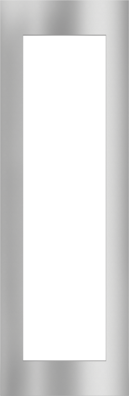 Stainless steel front  for attractive integration of the KWT 6722 iS wine storage unit in your kitchen. KFP6700ED