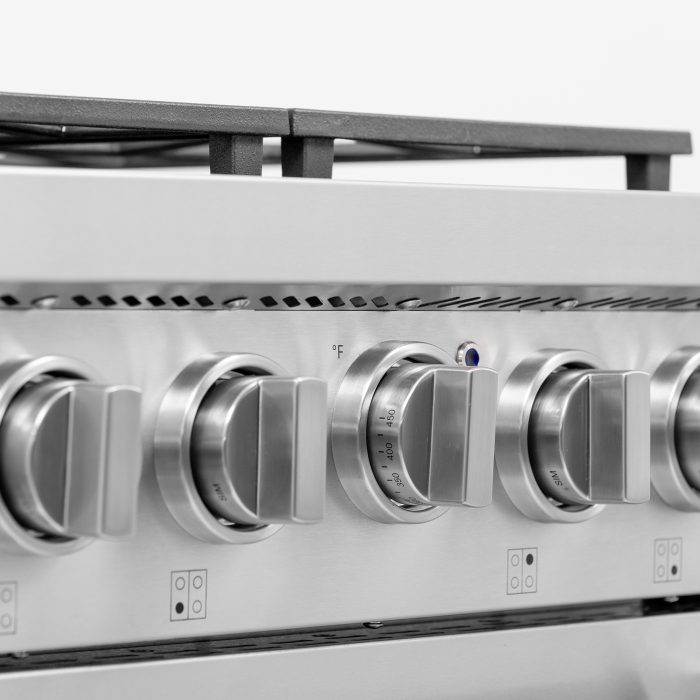 Our smaller prostyle gas range KFX2400XLP