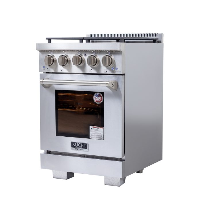 Our smaller prostyle gas range KFX2400XLP