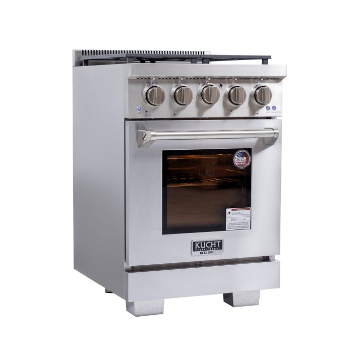 Our smaller prostyle gas range KFX2400XLP