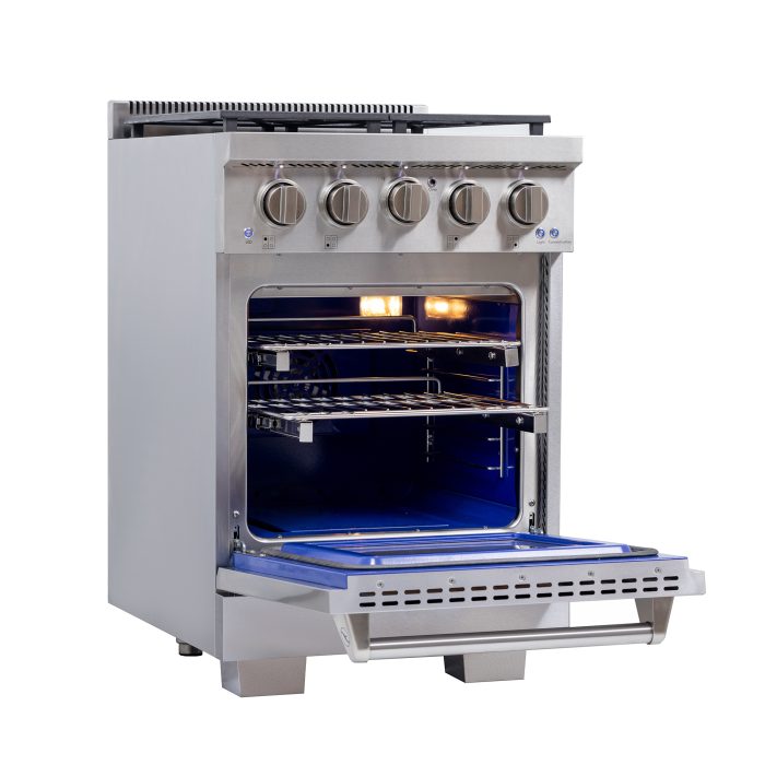 Our smaller prostyle gas range KFX2400XLP