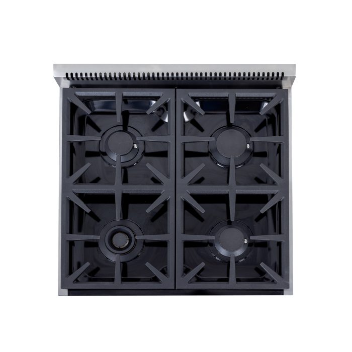 Our smaller prostyle gas range KFX2400XLP