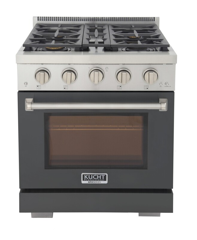 30″ Gas Ranges KFX300GRAYLP