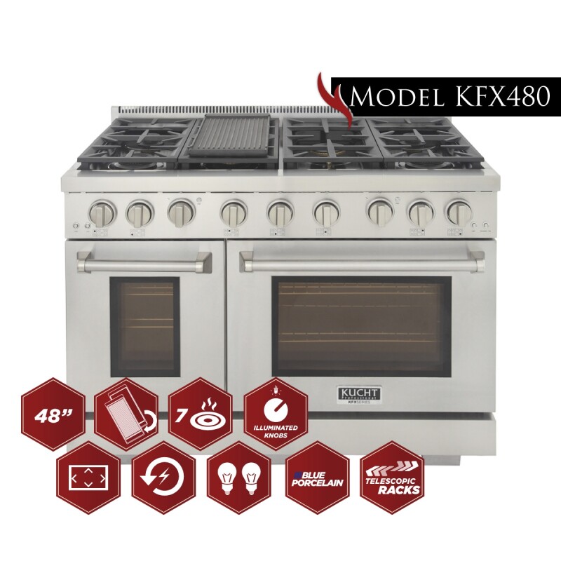 48″ Gas Ranges KFX480NG