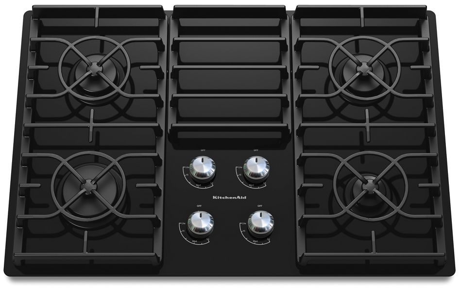 30-Inch 4 Burner Gas Cooktop, Architect Series II KGCC506RBL