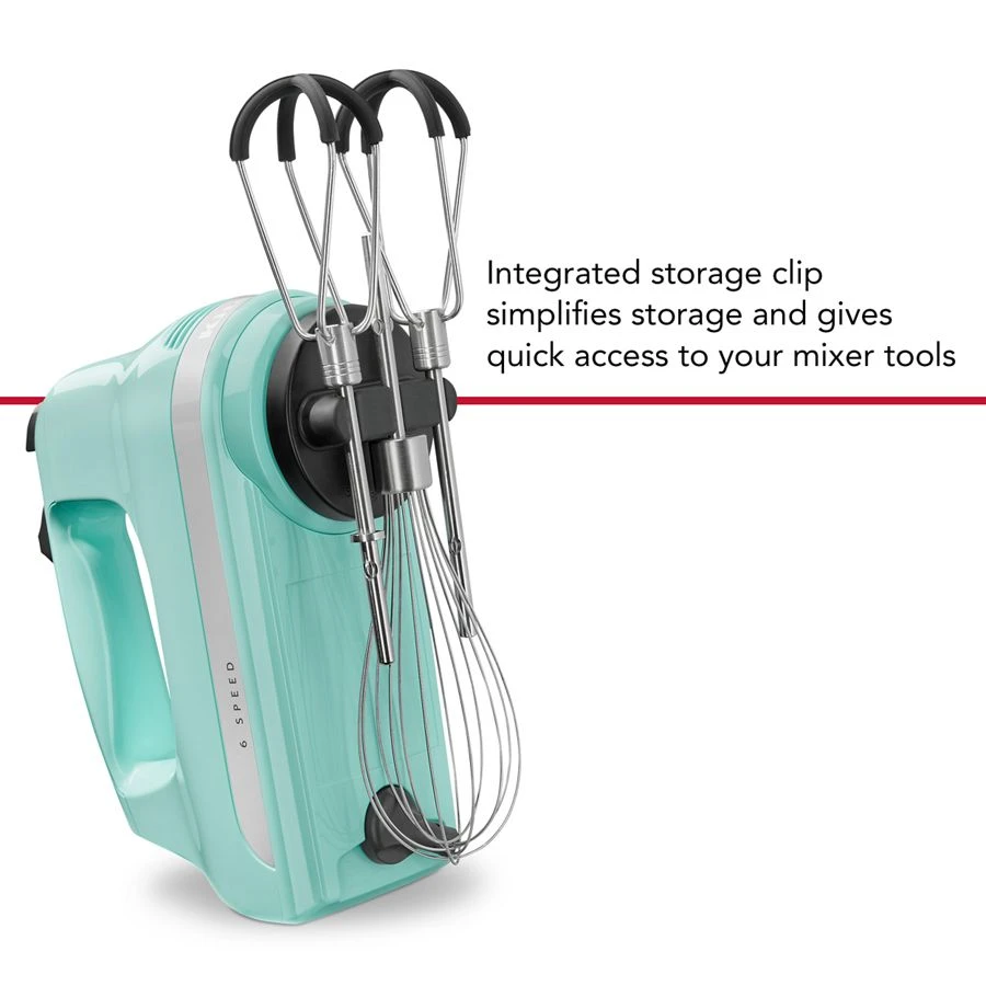 6 Speed Hand Mixer with Flex Edge Beaters KHM6118IC