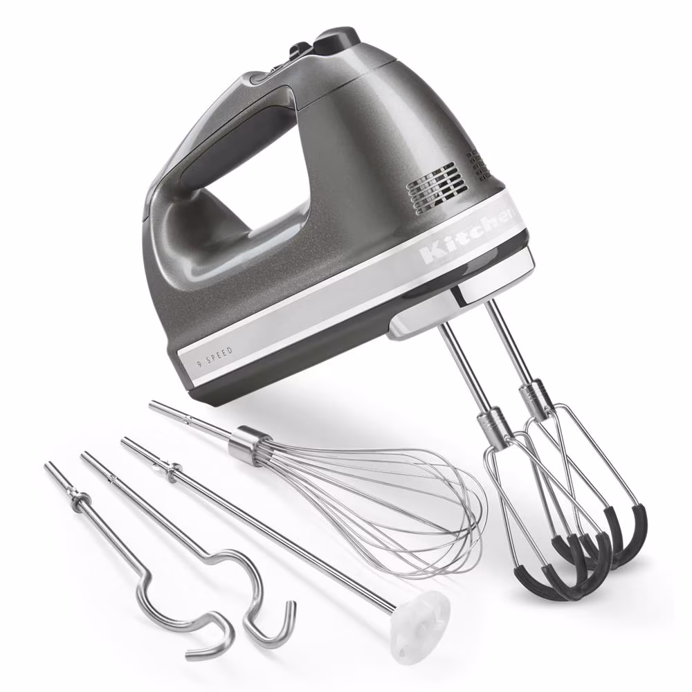 9-Speed Hand Mixer with Flex Edge Beaters KHM9218QCU, product image 6 of 7