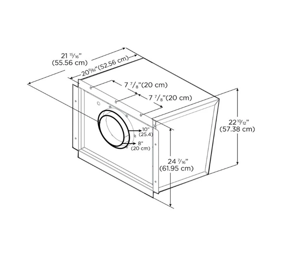 External Blower Kit 1200 CFM 8" or 10" Duct REMOVE/REPLACE EXISTING BLOWER KIT0153054