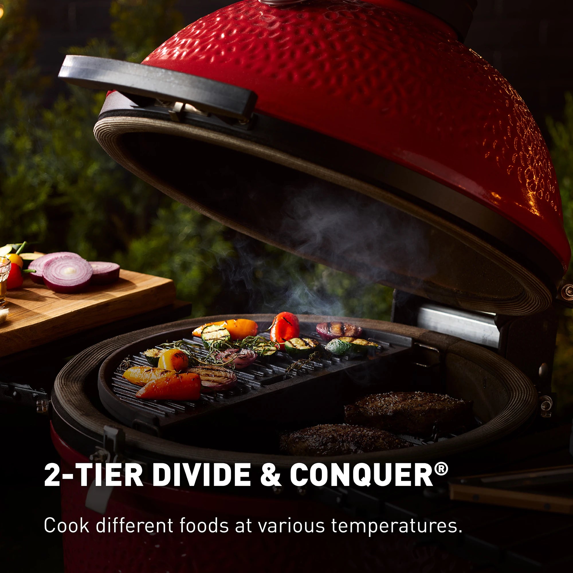 Konnected Joe™ Digital Charcoal Grill and Smoker KJ15041123