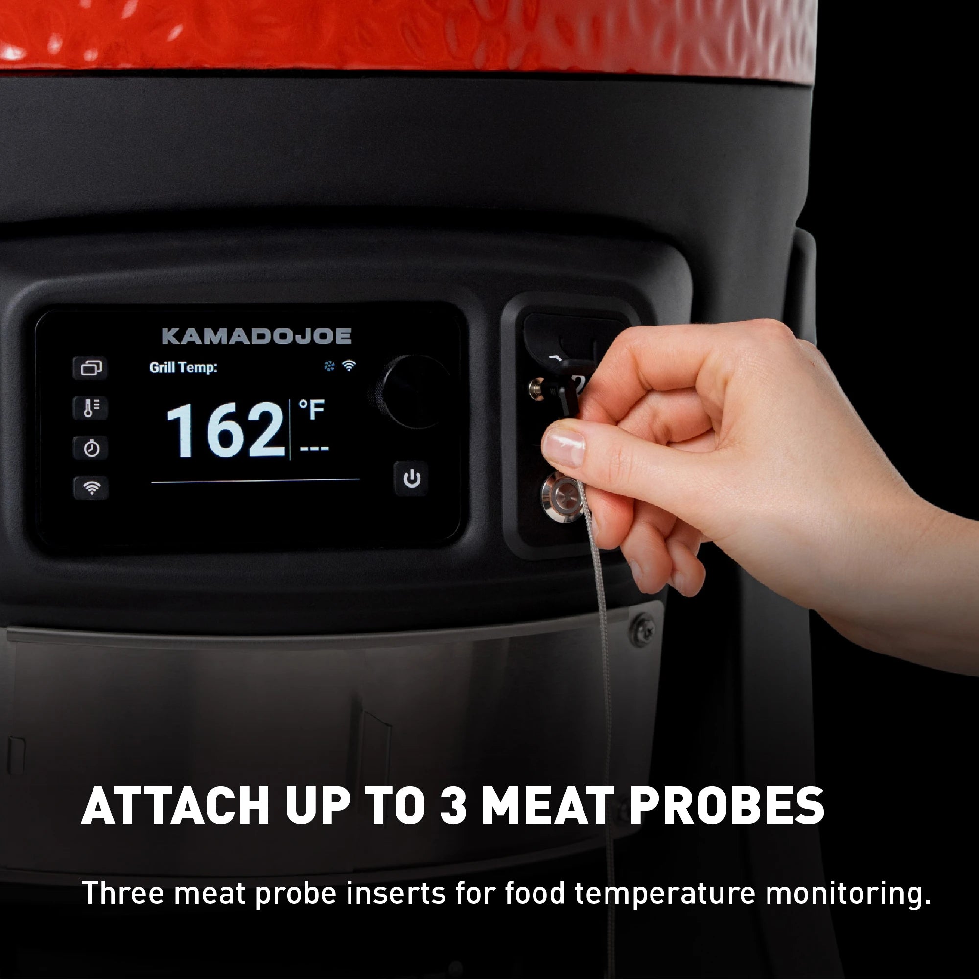 Konnected Joe™ Digital Charcoal Grill and Smoker KJ15041123