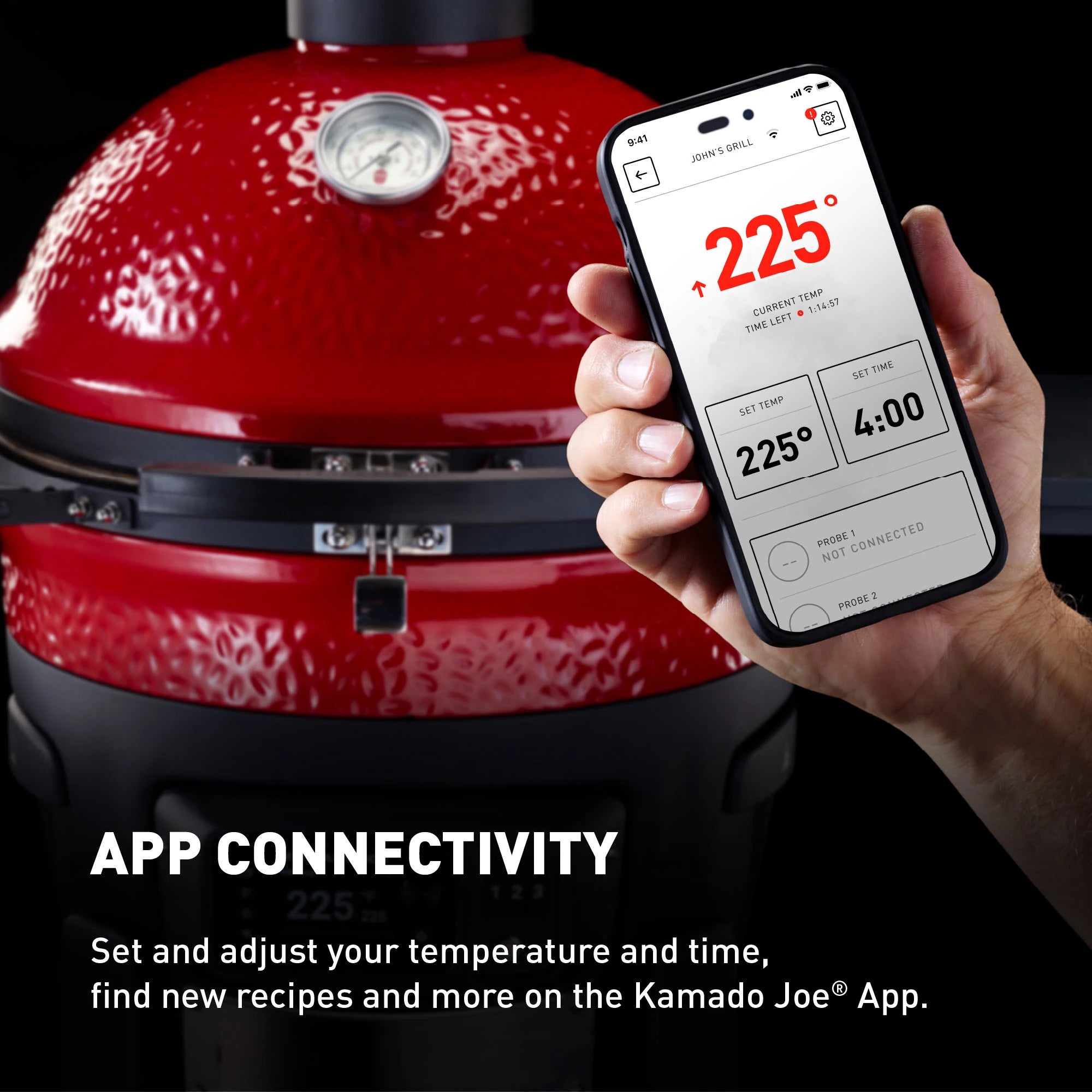 Big Joe® Konnected Joe™ Digital Charcoal Grill and Smoker KJ15042425