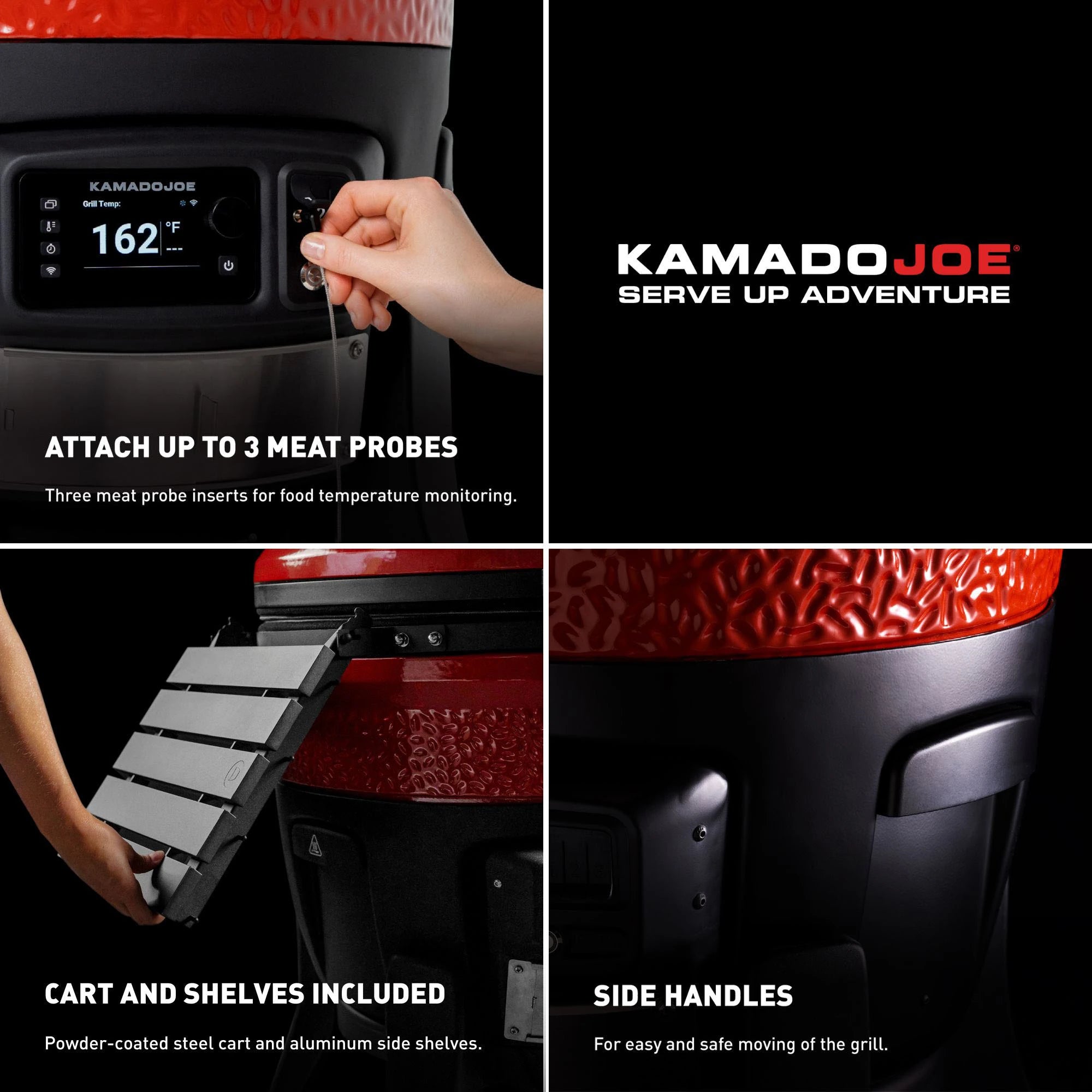 Big Joe® Konnected Joe™ Digital Charcoal Grill and Smoker KJ15042425