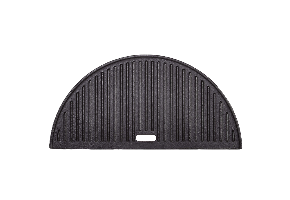 Half Moon Cast Iron Reversible Griddle - Classic Joe KJHCIGRIDDLE