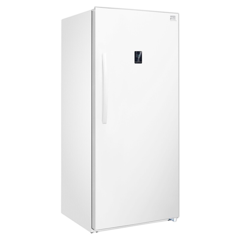 Kenmore 14 Cu. Ft. (390L) Convertible Upright Freezer/Refrigerator | Garage-Ready | Frost-Free | Digital Touch Controls | Quick Freeze | LED Interior Light | White | For Basement Garage Shed Cottage White KKUF14W Picture 1