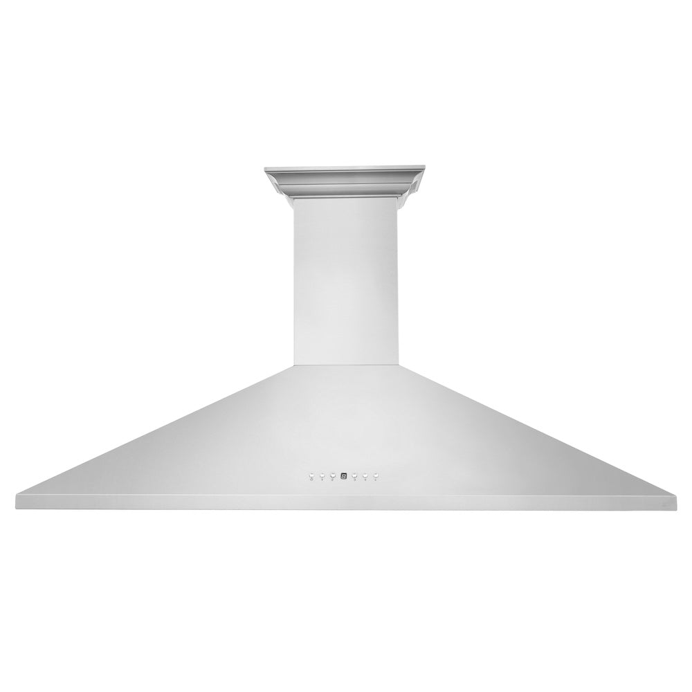 48 In. Crownsound™ Ducted Vent Wall Mount Range Hood In Stainless Steel With Built-in Bluetooth Speakers KL2CRNBT48