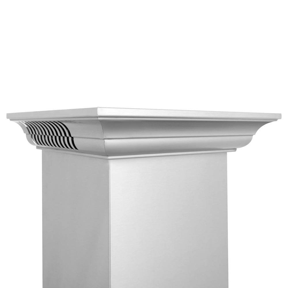 48 In. Crownsound™ Ducted Vent Wall Mount Range Hood In Stainless Steel With Built-in Bluetooth Speakers KL2CRNBT48