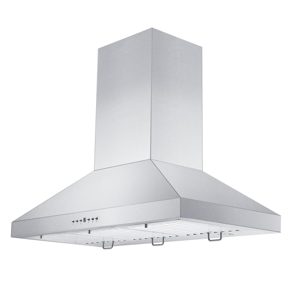 36 In. Convertible Vent Wall Mount Range Hood In Stainless Steel KL336
