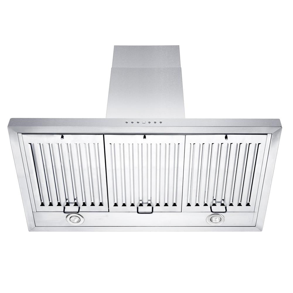 42 In. Convertible Vent Wall Mount Range Hood In Stainless Steel KL342
