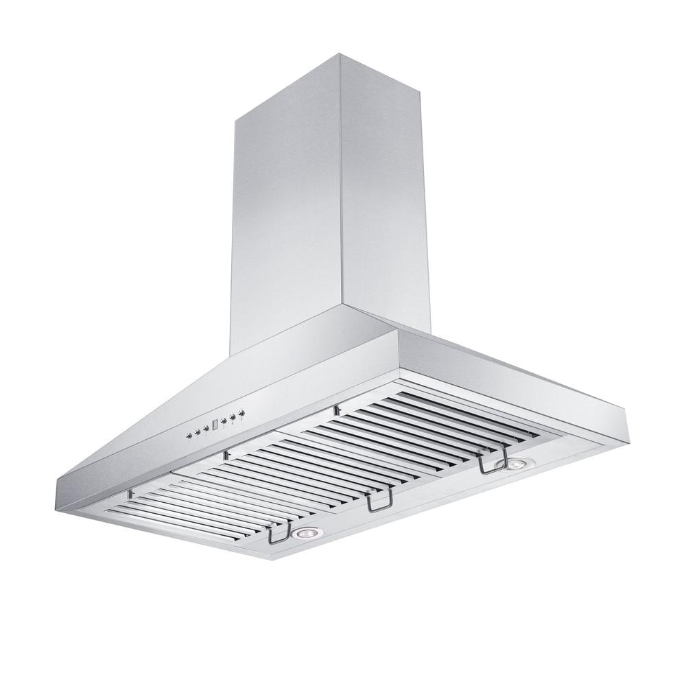 42 In. Convertible Vent Wall Mount Range Hood In Stainless Steel KL342