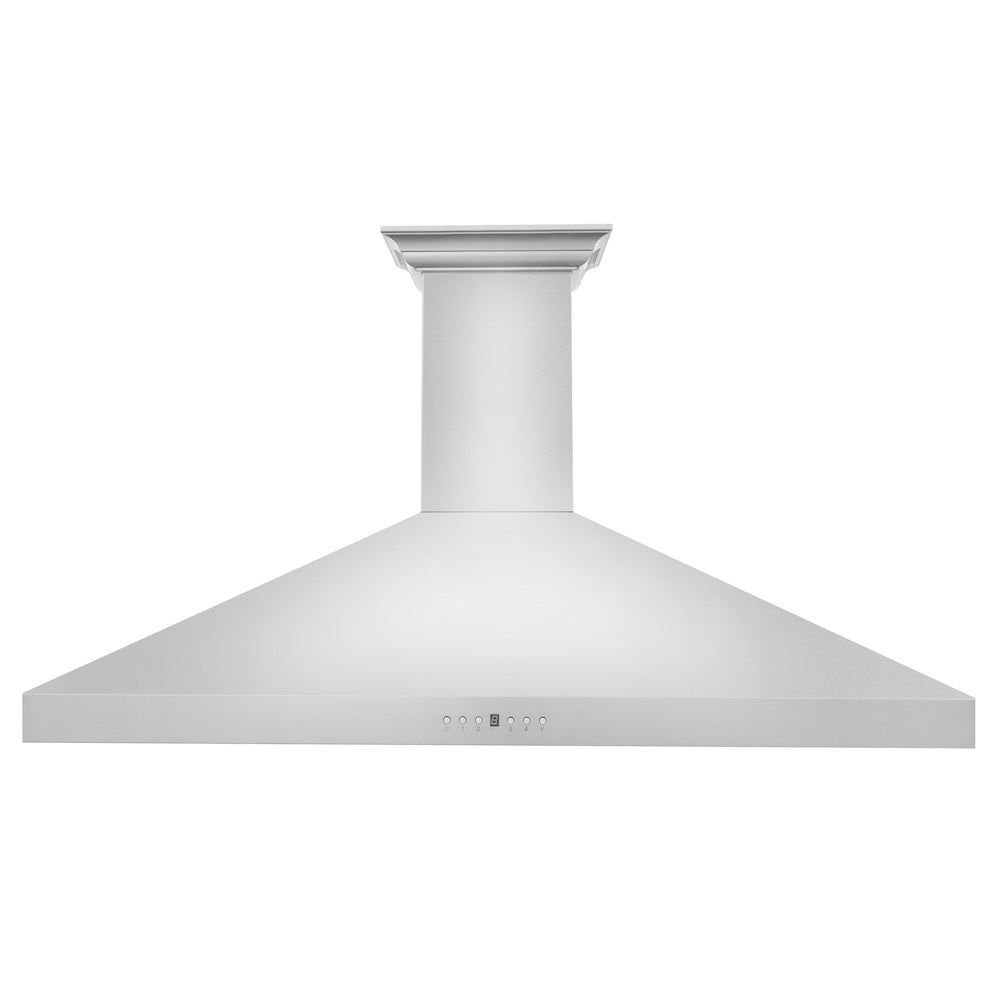 48 In. Crownsound™ Ducted Vent Wall Mount Range Hood In Stainless Steel With Built-in Bluetooth Speakers KL3CRNBT48