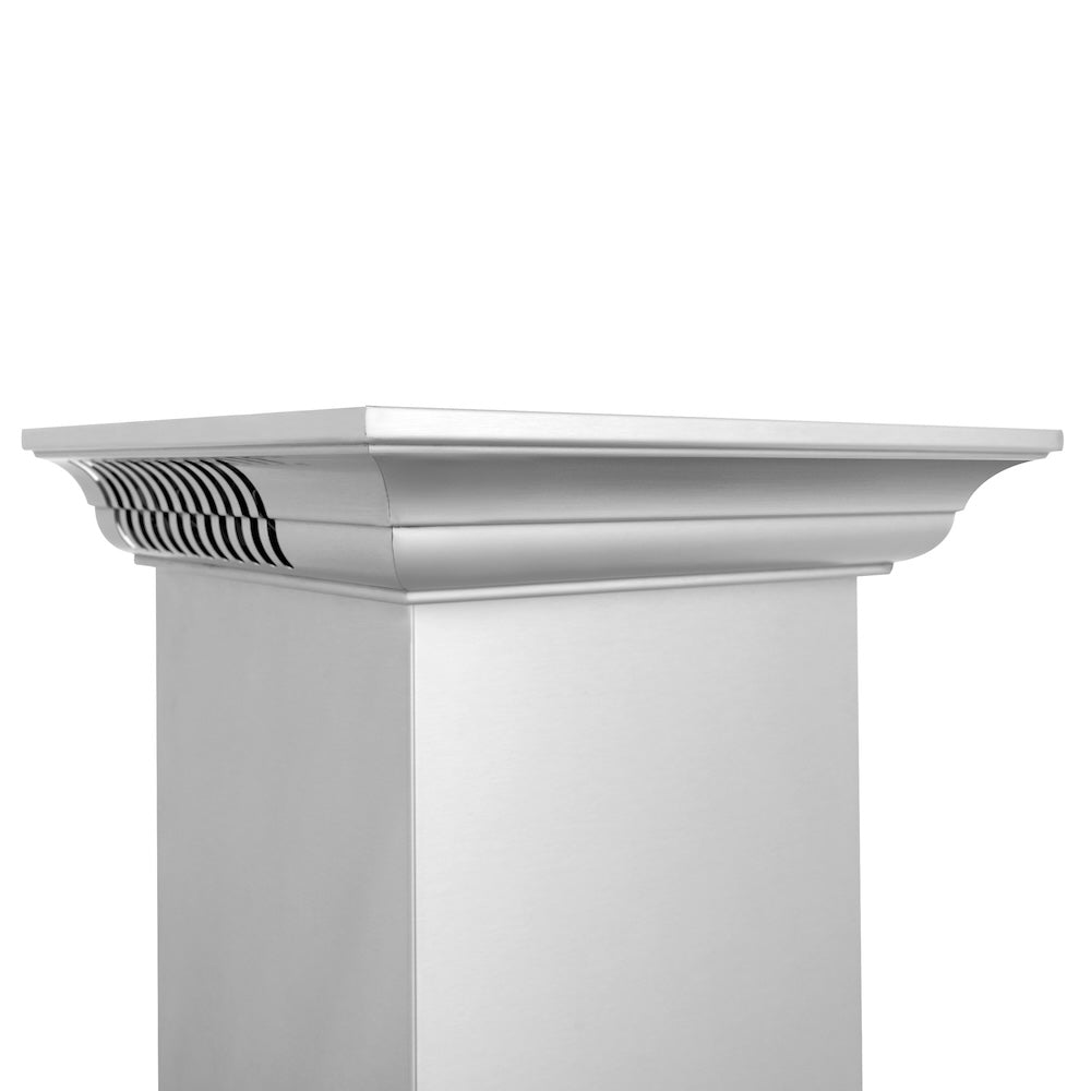 48 In. Crownsound™ Ducted Vent Wall Mount Range Hood In Stainless Steel With Built-in Bluetooth Speakers KL3CRNBT48