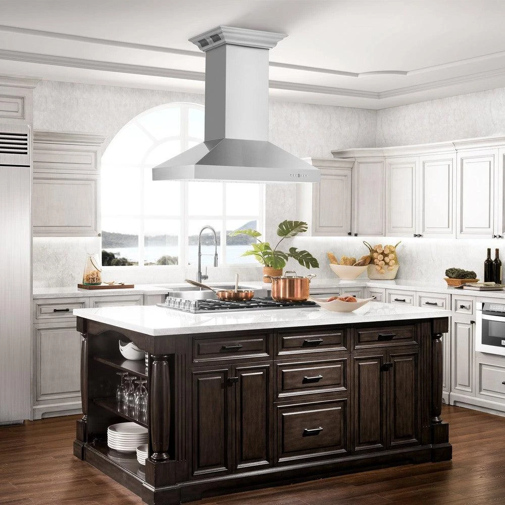 36 in. CrownSound™ Ducted Vent Island Mount Range Hood KL3ICRNBT36