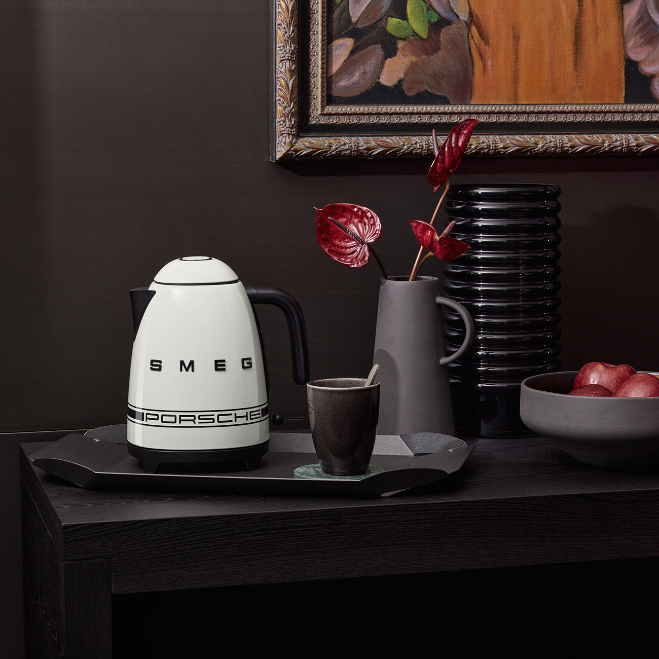 Kettle KLF03 | Carrara White Porsche x SMEG KLF03PCWUS