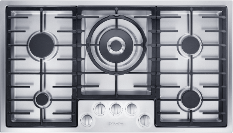 Gas cooktop in maximum width for the best possible cooking and user convenience. KM2355LP