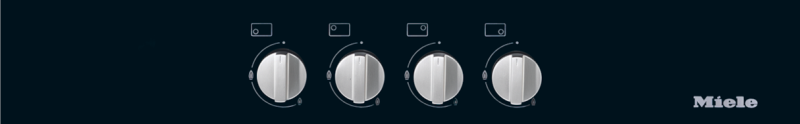 Gas cooktop with 4 burners KM3010G