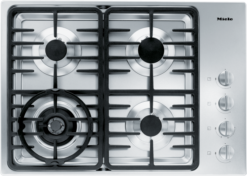 30" Cooktop Linear Grates Nat Gas SS KM3465GSS