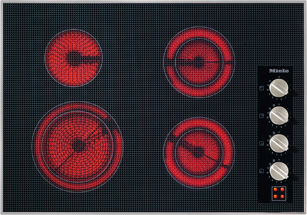 30-inch electric cooktop, operated with its own controls KM5624240V