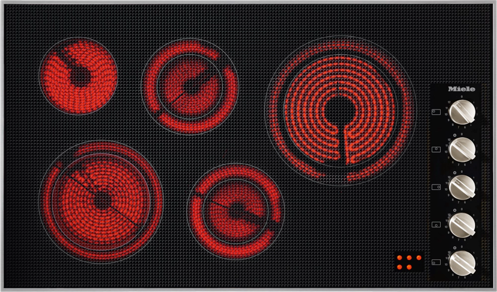 36-inch electric cooktop, operated with its own controls KM5627208V
