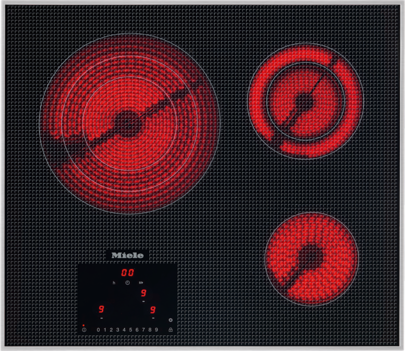 Electric cooktop With 3 cooking zones for maximum convenience at an attractive entry level price. KM5820240V