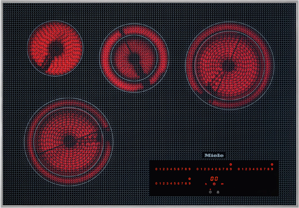 30-inch electric cooktop, operated with its own controls KM5840240V