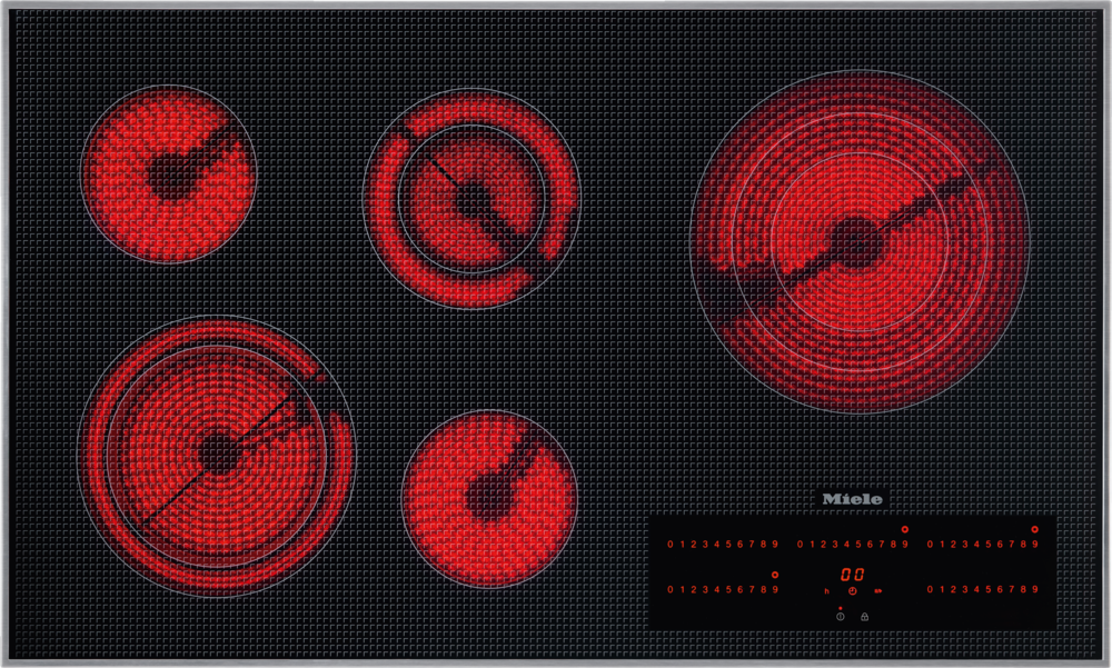 36-inch electric cooktop, operated with its own controls KM5860240V