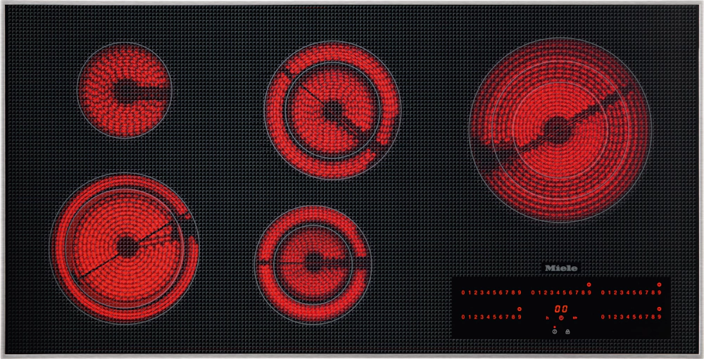 42-inch electric cooktop, operated with its own controls KM5880240V