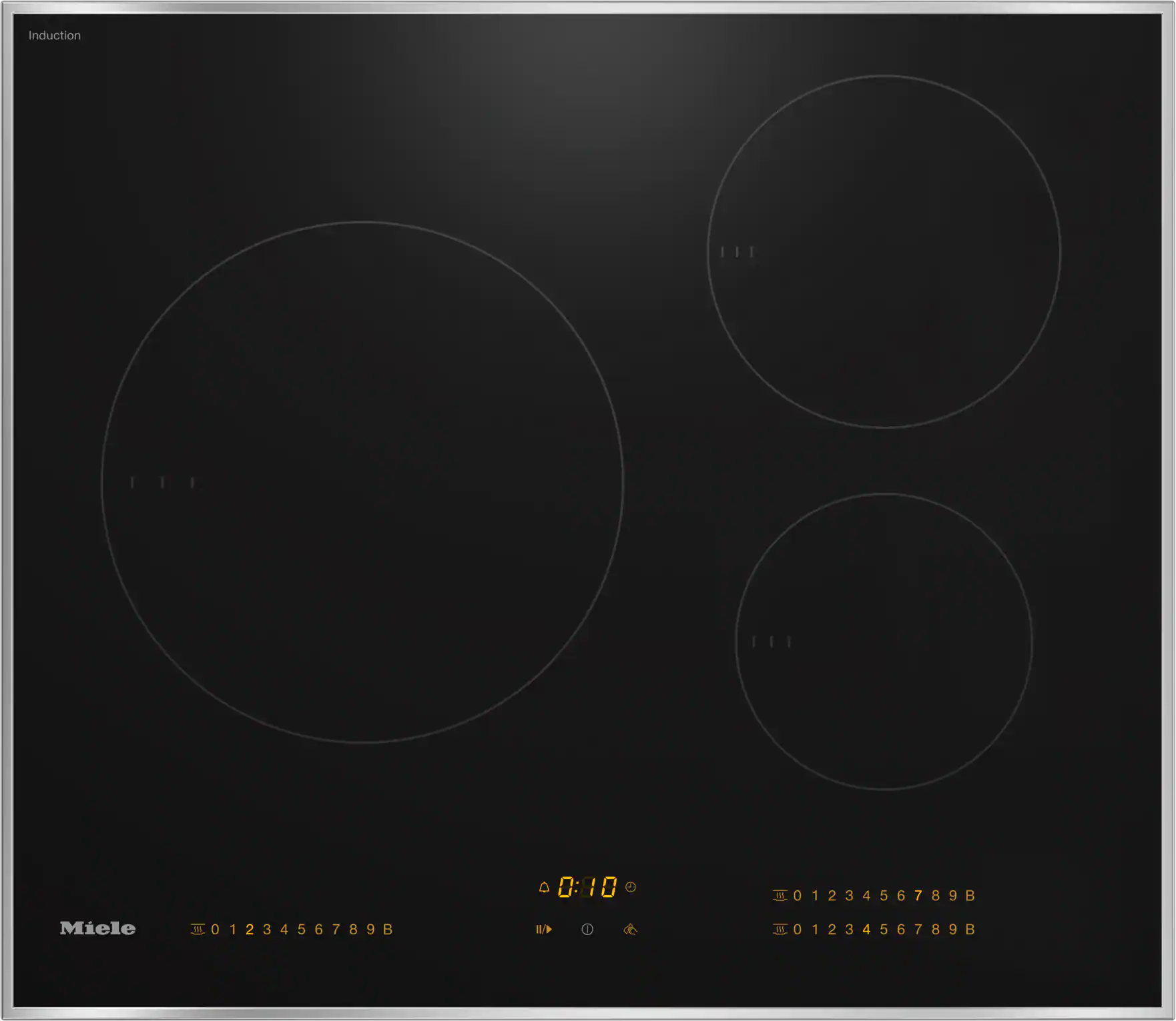 24-inch induction cooktop, operated with its own controls KM7720FR