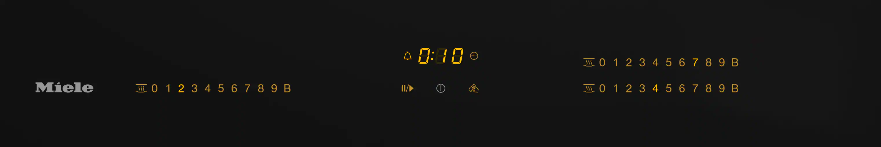 24-inch induction cooktop, operated with its own controls KM7720FR